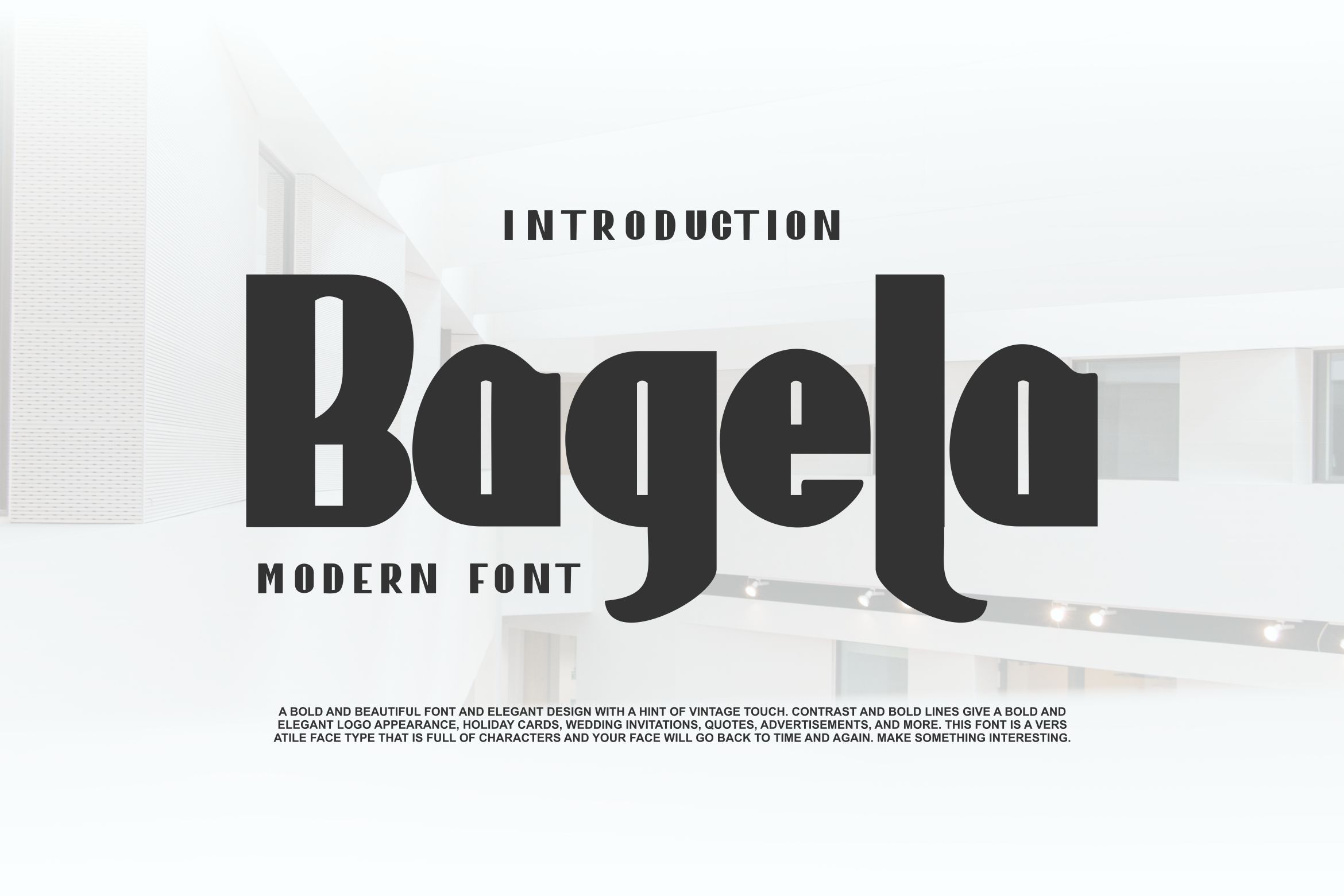 فونت انگلیسی Bagela