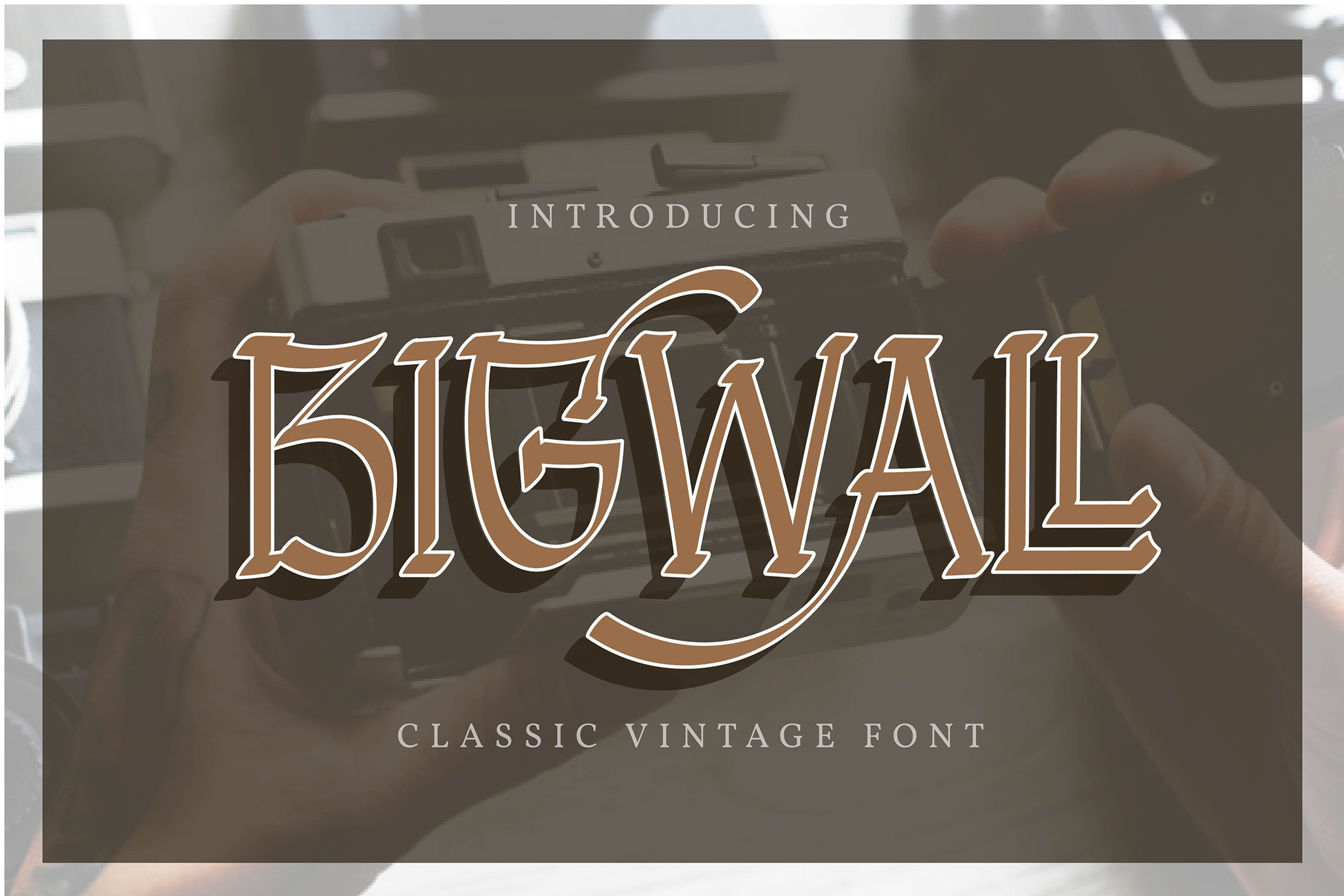 فونت انگلیسی Bigwall