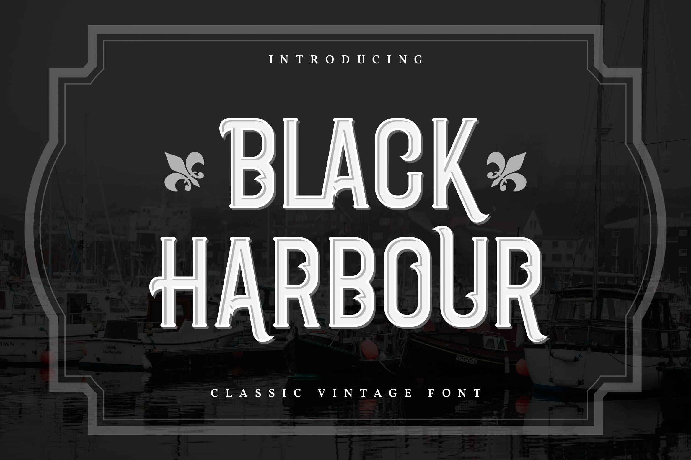 فونت انگلیسی Black Harbour