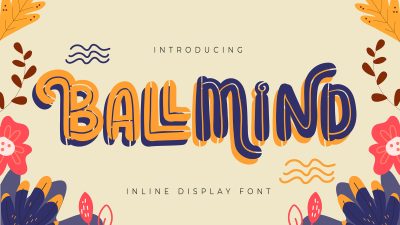 فونت انگلیسی BALLMIND فونت انگلیسی BALLMIND