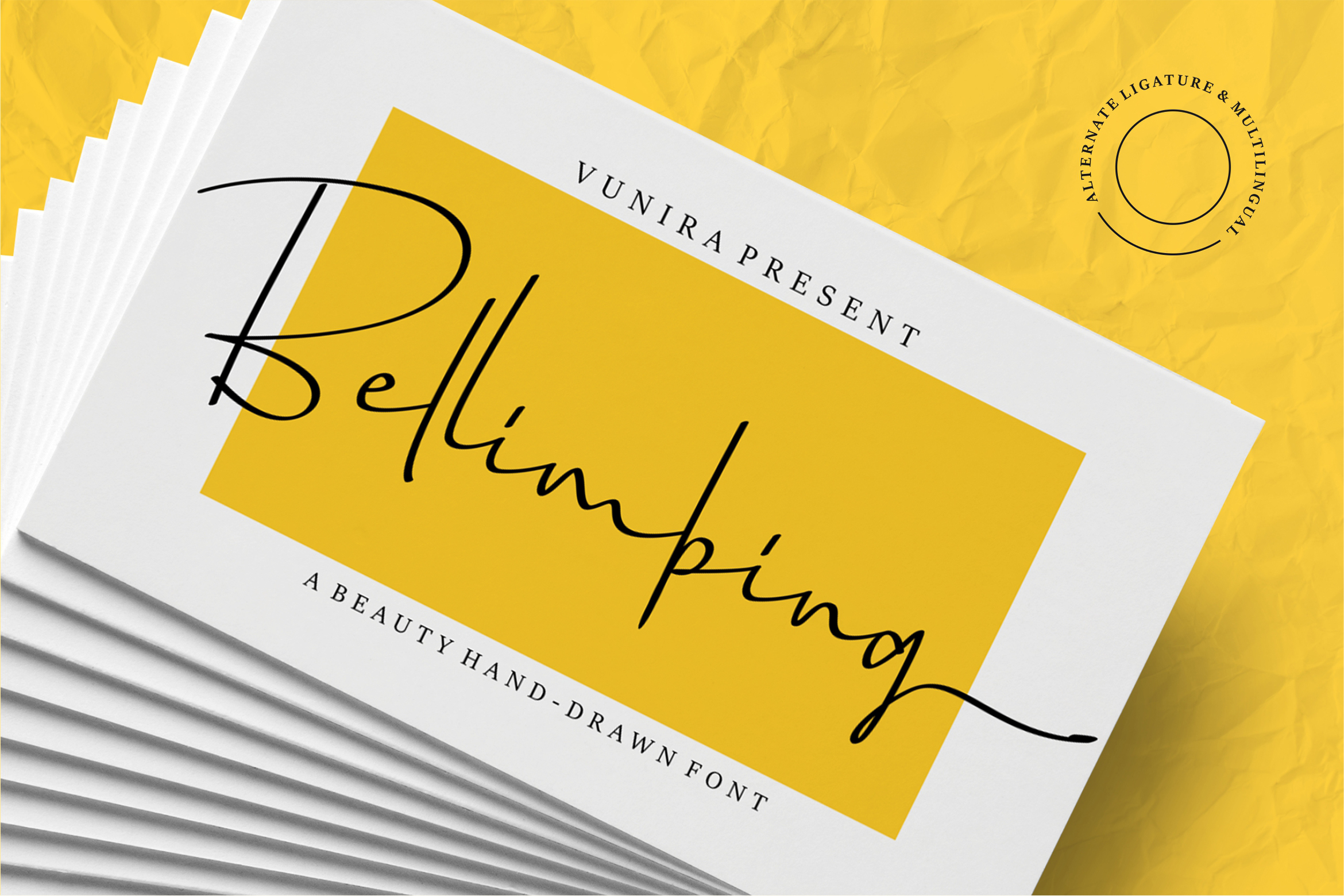 فونت انگلیسی Bellimbing