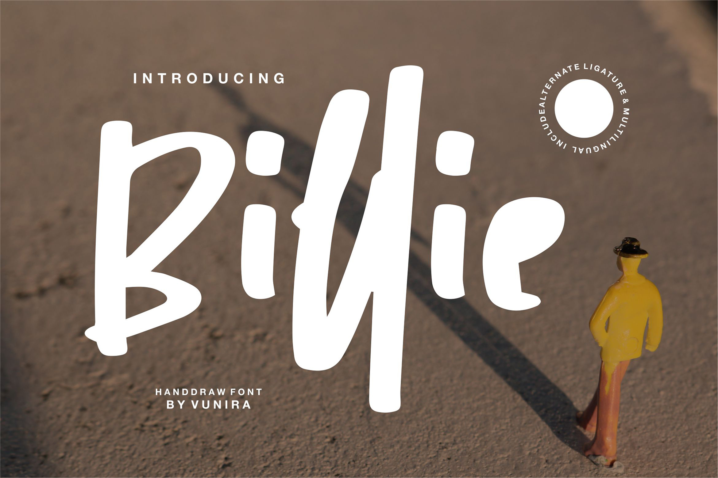 فونت انگلیسی Billie برای طراحی