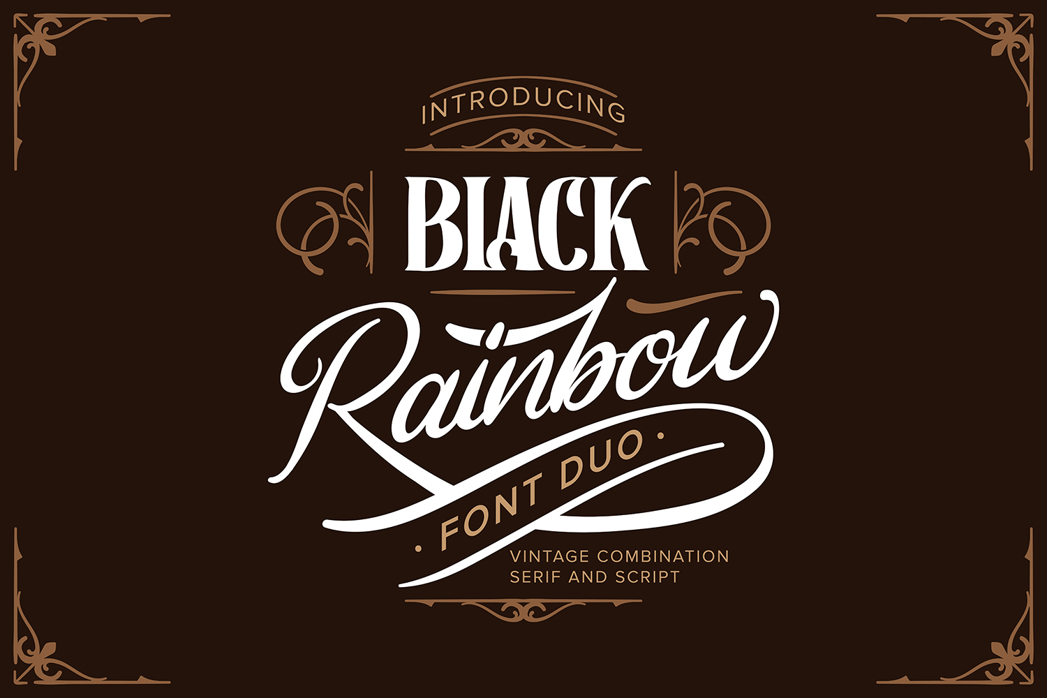 فونت انگلیسی و دستنویس Black Rainbow