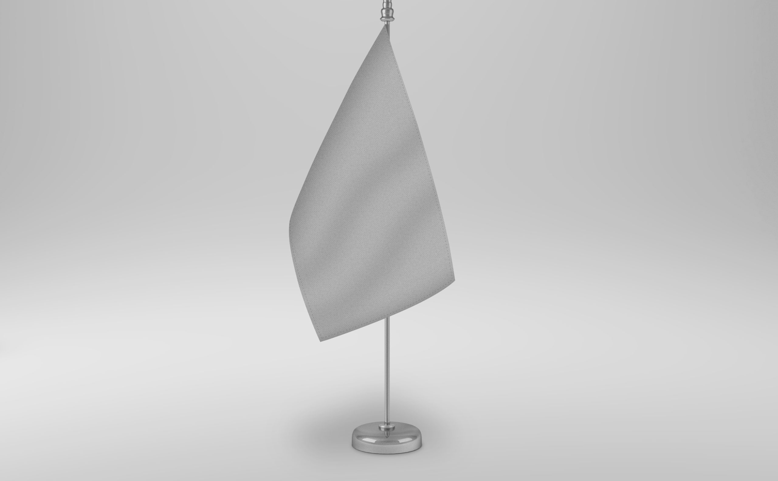 موکاپ پرچم ایستاده