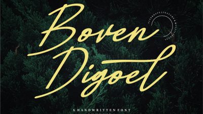 فونت انگلیسی Boven Digoel فونت انگلیسی Boven Digoel