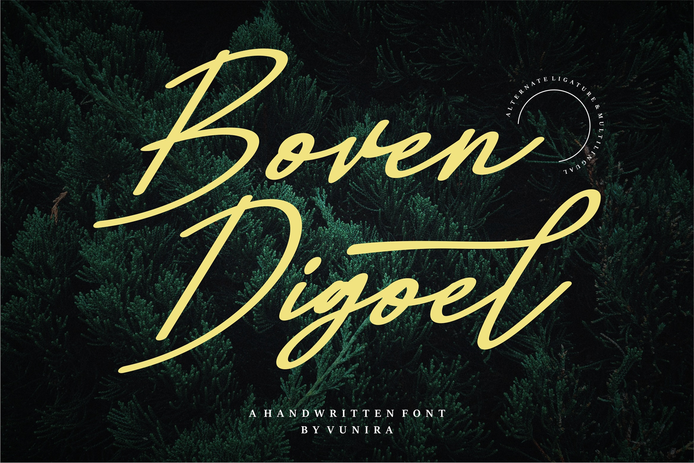 فونت انگلیسی Boven Digoel