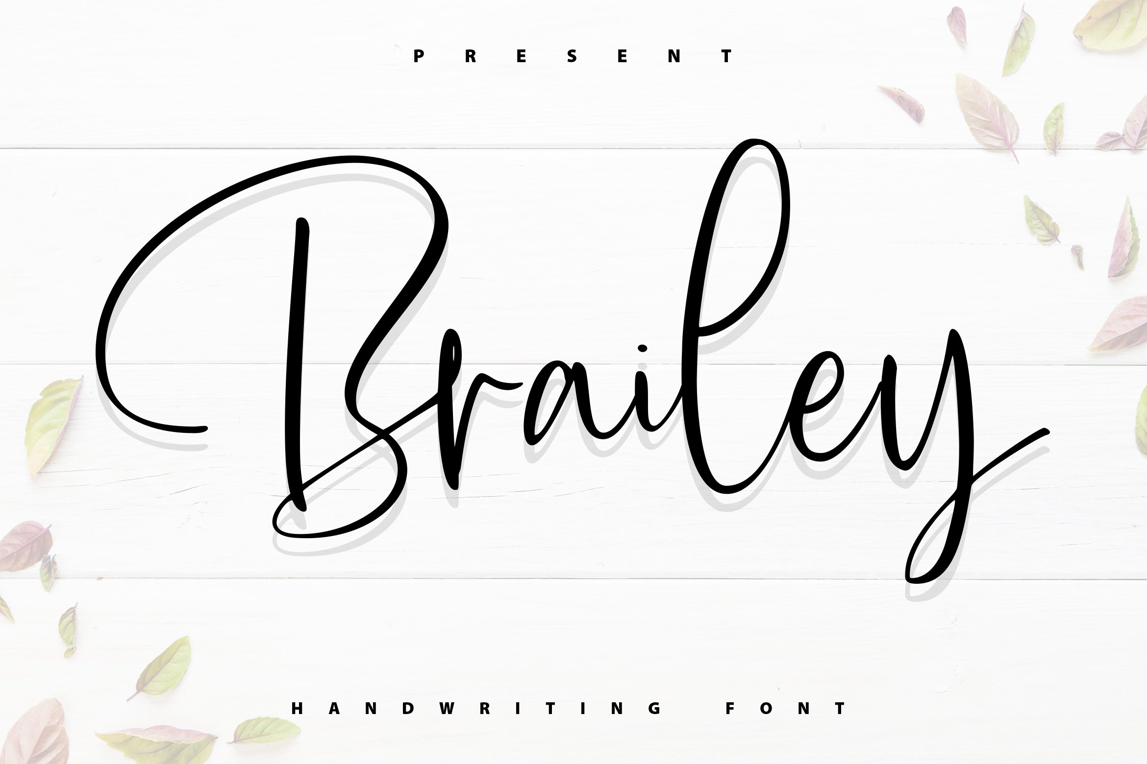 فونت انگلیسی Brailey