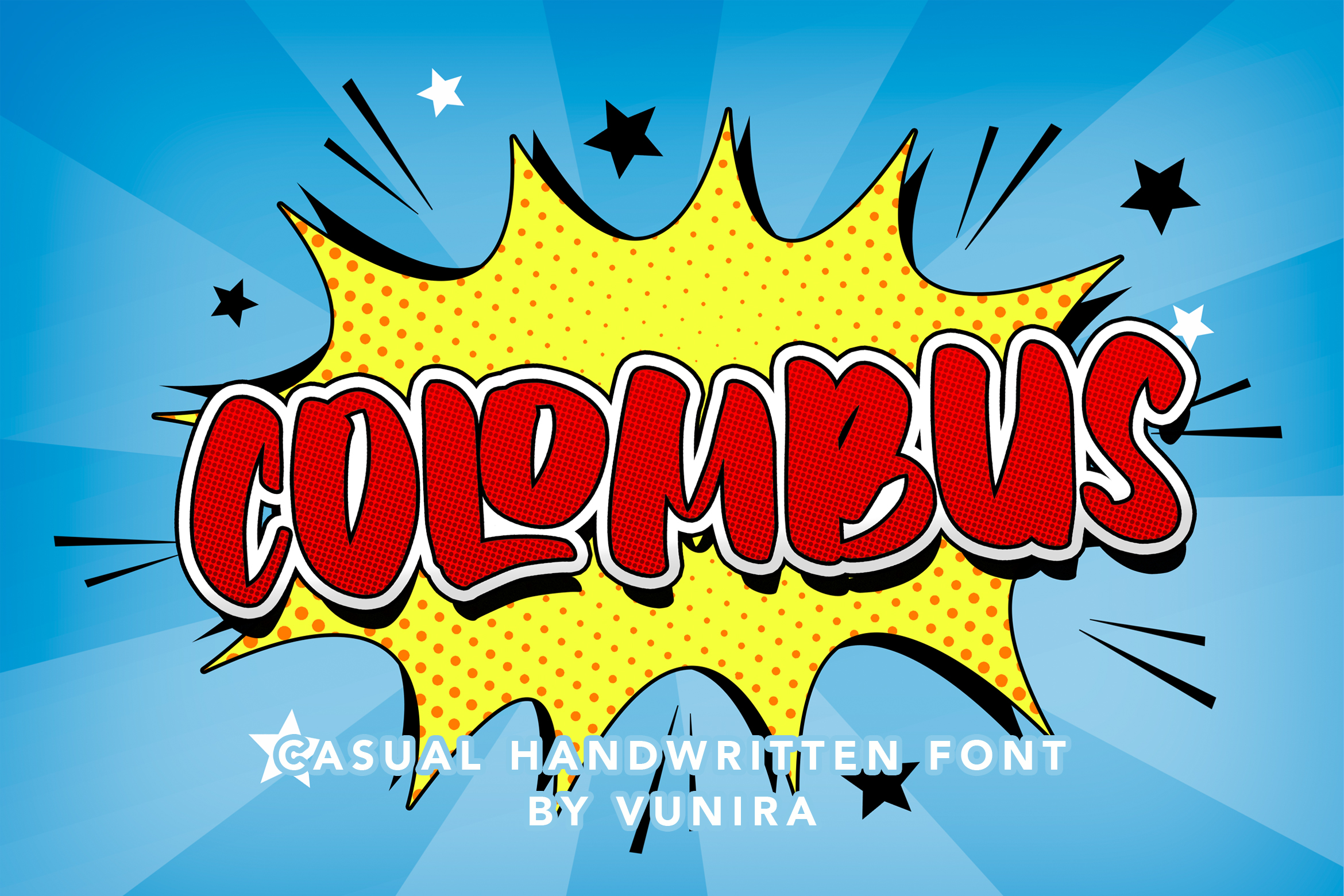 فونت انگلیسی فانتزی Colombus