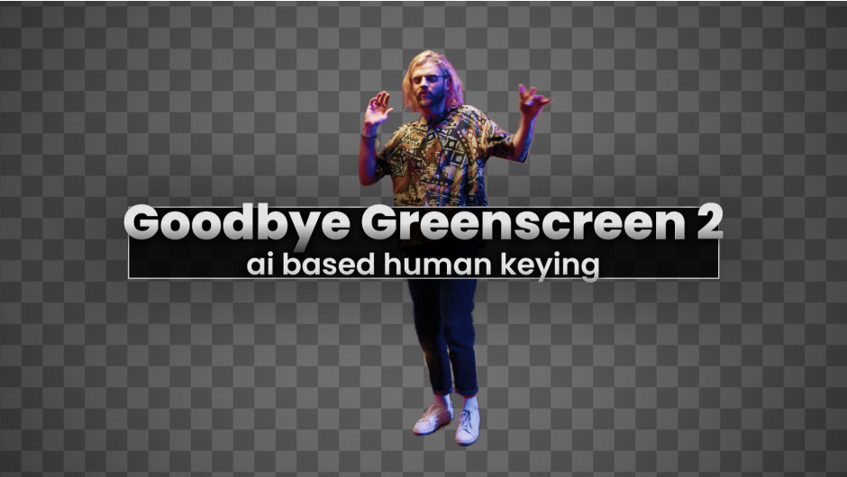 پلاگین افتر افکت حذف بک گراند Goodbye Greenscreen v2.5.58