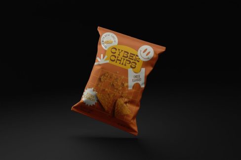 مجموعه موکاپ بسته چیپس