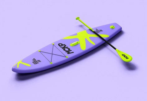 مجموعه موکاپ تخته SUP