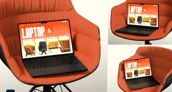 موکاپ نمایش وبسایت در لپتاپ موکاپ نمایش وبسایت در لپتاپ