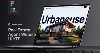 کیت رابط کاربری (UI Kit) وب‌سایت مشاور املاک با 40+ صفحه